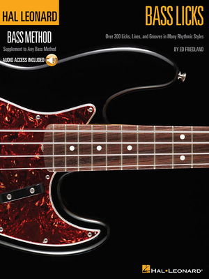 Bass Licks Book/Online Audio [With CD (Audio)] 1423456424 Book Cover