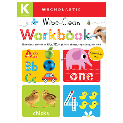 Kindergarten Wipe-Clean Workbook: Scholastic Ea... 0545903262 Book Cover