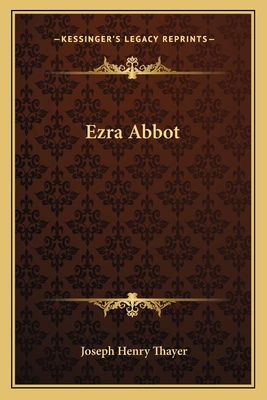 Ezra Abbot 1163753521 Book Cover
