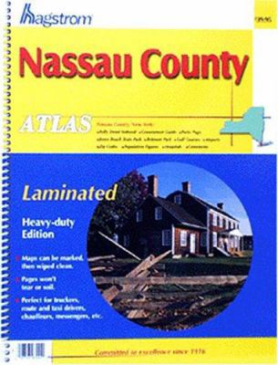 Hagstrom Nassau County Atlas: New York 0880970316 Book Cover