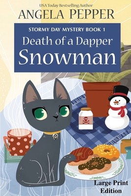 Death of a Dapper Snowman - Large Print [Large Print] 1990367003 Book Cover