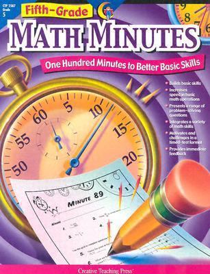 5th Grade Math Minutes B001CC8MI2 Book Cover