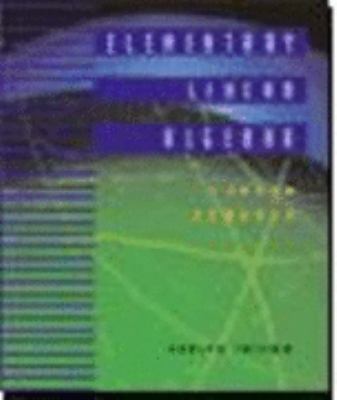 Elementary Linear Algebra 0395967171 Book Cover