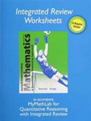 Worksheets for Using and Understanding Mathemat... 0321987853 Book Cover