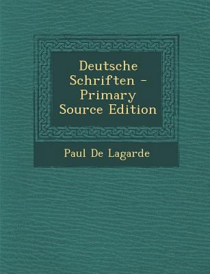 Deutsche Schriften [German] 129438385X Book Cover