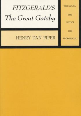Fitzgerald's: The Great Gatsby 0023957107 Book Cover