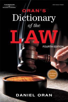 Oran's Dictionary of the Law 1418080918 Book Cover