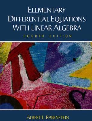 Elementary Differential Equations With Linear A... 0155209841 Book Cover
