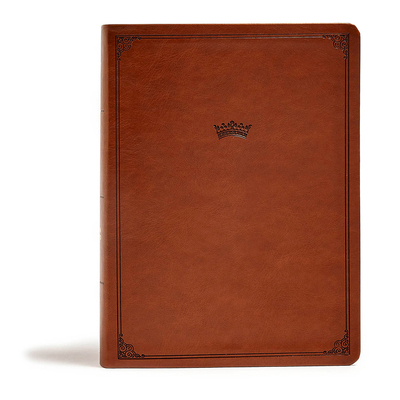 CSB Tony Evans Study Bible, British Tan Leather... 1433606887 Book Cover