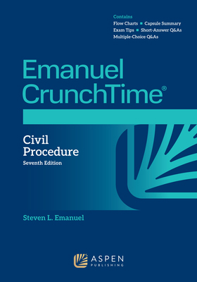 Emanuel CrunchTime for Civil Procedure 1454897473 Book Cover