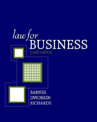 Law for Business 007297611X Book Cover