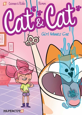 Cat and Cat: Girl Meets Cat 1545804273 Book Cover