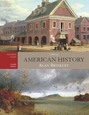 American History, Volume I: A Survey: To 1877 [... 0073367788 Book Cover