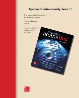 Loose Leaf Version for Chemistry: Atoms First 0077646487 Book Cover