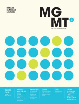 MGMT3 With Student Resource Access 12 Months 0170369455 Book Cover