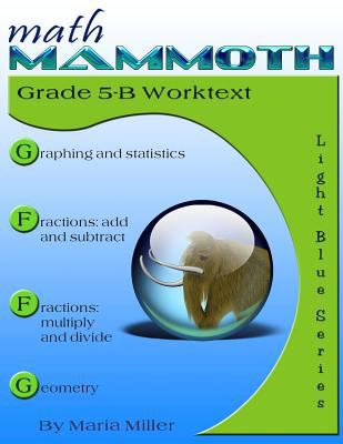 Math Mammoth Grade 5-B Worktext 197929478X Book Cover