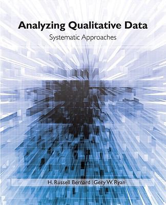 Analyzing Qualitative Data: Systematic Approaches 0761924906 Book Cover