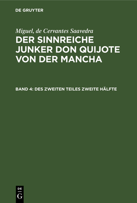 Des Zweiten Teiles Zweite Hälfte [German] 3111238946 Book Cover