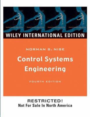 Control Systems Engineering, 4th Edition 0471452432 Book Cover