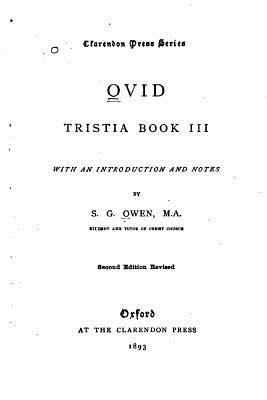 Ovid, Tristia Book III 1533540713 Book Cover