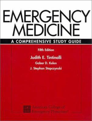 Emergency Medicine: A Comprehensive Study Guide 0070653518 Book Cover