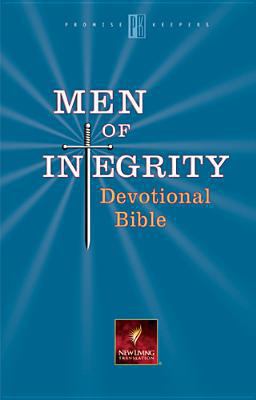 Men of Integrity Devotional Bible-Nlt 0842360034 Book Cover