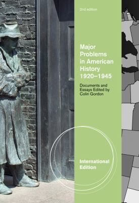 Major Problems American History 1920-194 0495800155 Book Cover
