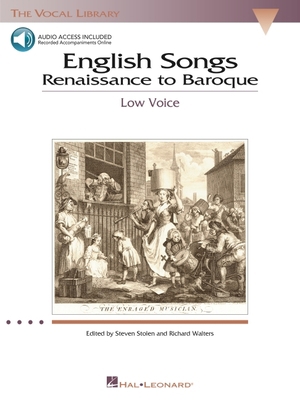 English Songs: Renaissance to Baroque: The Voca... 0634038664 Book Cover