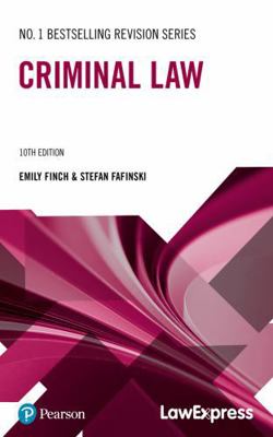 PEARSON EDUCATION Law Express Criminal Law. 1292470372 Book Cover