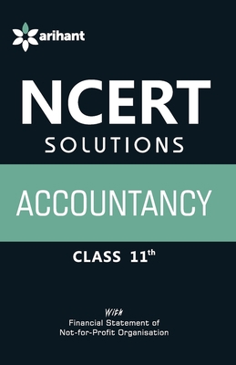 NCERT Solutions Accountancy Class 11th 9351416240 Book Cover