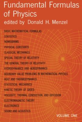 Fundamental Formulas of Physics, Vol. 1 0486605957 Book Cover