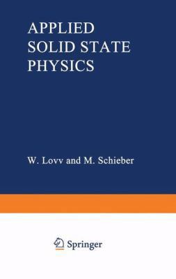 Applied Solid State Physics 0306304856 Book Cover