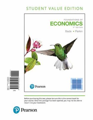 Foundations of Economics 0134489233 Book Cover