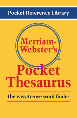 Merriam-Webster's Pocket Thesaurus B008H13MNG Book Cover