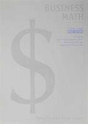 Study Guide for Business Math, Brief and Study ... 0135150124 Book Cover