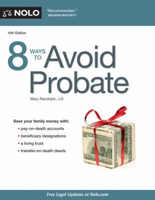 8 Ways to Avoid Probate 1413320147 Book Cover