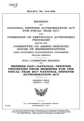 Hearing on National Defense Authorization Act f... 1974013138 Book Cover