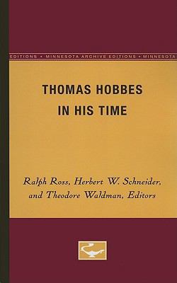 Thomas Hobbes in His Time 0816658633 Book Cover