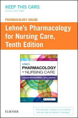 Pharmacology Online for Lehne's Pharmacology fo... 032359543X Book Cover