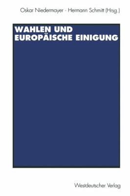 Wahlen Und Europäische Einigung [German] 353112353X Book Cover