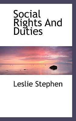 Social Rights and Duties 111729885X Book Cover