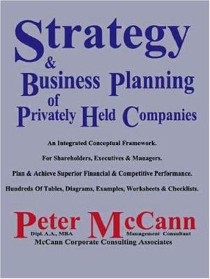 Strategy & Business Planning of Privately Held ... 1552123960 Book Cover