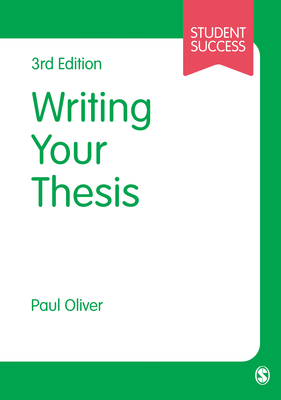 Writing Your Thesis 1446267857 Book Cover