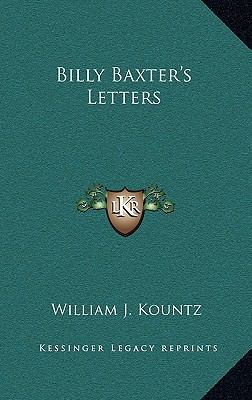 Billy Baxter's Letters 1163356093 Book Cover