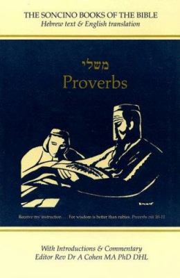 Proverbs: Hebrew Text, English Translation and ... 0900689331 Book Cover