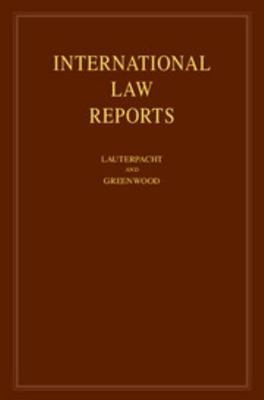 International Law Reports 0521769949 Book Cover