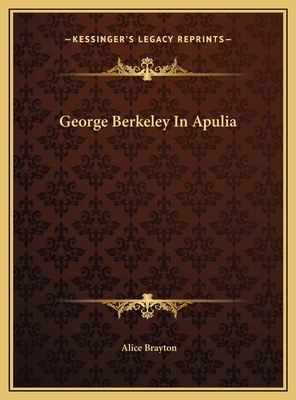 George Berkeley In Apulia 1169704085 Book Cover