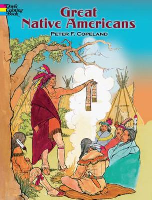 Great Native Americans Coloring Book 0486296075 Book Cover
