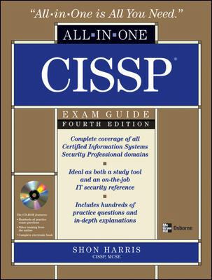 CISSP All-In-One Exam Guide [With CDROM] 0071497870 Book Cover