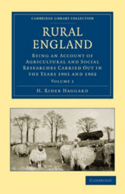 Rural England: Volume 1: Being an Account of Ag... 0511792395 Book Cover